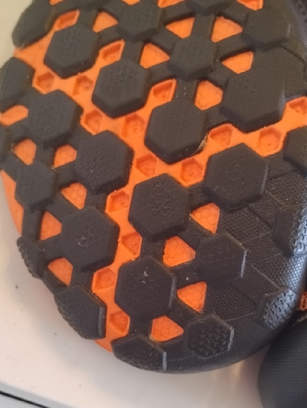 New Balance Minimus Trail Shoes Mens 11 Vibram Black Orange Lightweight - Picture 9 of 14